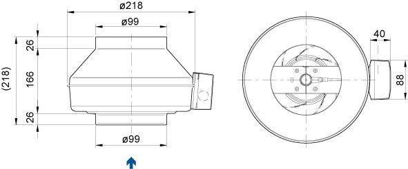 Вентилятор Systemair K 100 M Sileo