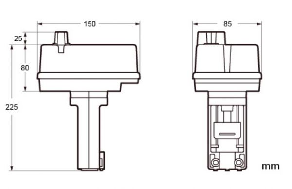 Электропривод Systemair RVAN5-24A Actuator 0-10V