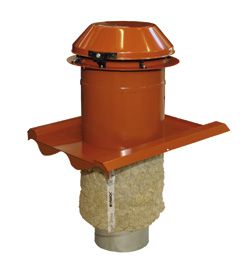 Крышный зонт Systemair THB 160 HOOD W. COVER PL. RED