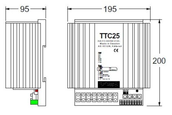 Регулятор температуры Systemair TTC25 REGULATOR 25A