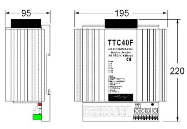 Регулятор мощности электронагревателя Systemair TTC40F REGULATOR 40A