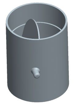 Автоматический клапан Systemair VKS-P 200 GRAVITY SHUTTER PRF
